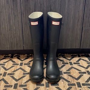 Matte Black Hunter Boots